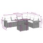 Set de comedor de jardín 7 pzas y cojines ratán sintético negro de , Conjuntos de jardín - Ref: Foro24-3273534, Precio: 454,9...