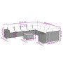 Set de sofás de jardín 11 pzas y cojines ratán sintético gris de , Conjuntos de jardín - Ref: Foro24-3257971, Precio: 646,32 ...