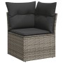 Set de sofás de jardín 8 pzas y cojines ratán sintético gris de , Conjuntos de jardín - Ref: Foro24-3255899, Precio: 453,48 €...