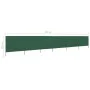 Paravientos de playa de 6 paneles tela verde 800x160 cm de vidaXL, Sombrillas - Ref: Foro24-47181, Precio: 93,75 €, Descuento: %