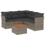 Set de muebles de jardín 6 pzas y cojines ratán sintético gris de , Conjuntos de jardín - Ref: Foro24-3255969, Precio: 359,58...