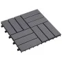 Terrace tiles 10 units acacia wood washed gray 30x30 cm by vidaXL, Floors and carpets - Ref: Foro24-46587, Price: 58,08 €, Di...
