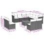 Set de sofás de jardín 12 pzas con cojines ratán sintético gris de , Conjuntos de jardín - Ref: Foro24-3256039, Precio: 661,7...
