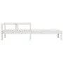Tumbona de madera maciza de pino blanca 199,5x62x55 cm de , Tumbonas - Ref: Foro24-832539, Precio: 100,74 €, Descuento: %