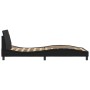 Estructura de cama con cabecero cuero sintético negro 100x200cm de , Camas y somieres - Ref: Foro24-373138, Precio: 90,96 €, ...