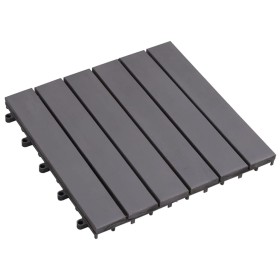 Baldosas de terraza 10 uds madera acacia gris lavado 30x30 cm de vidaXL, Suelos y moquetas - Ref: Foro24-46586, Precio: 57,18...