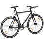 Bicicleta de piñón fijo negro 700c 55 cm de , Bicicletas - Ref: Foro24-92250, Precio: 340,94 €, Descuento: %