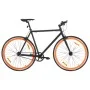 Bicicleta de piñón fijo negro y naranja 700c 51 cm de , Bicicletas - Ref: Foro24-92252, Precio: 294,05 €, Descuento: %
