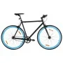 Bicicleta de piñón fijo negro y azul 700c 55 cm de , Bicicletas - Ref: Foro24-92259, Precio: 277,99 €, Descuento: %
