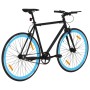 Bicicleta de piñón fijo negro y azul 700c 55 cm de , Bicicletas - Ref: Foro24-92259, Precio: 283,78 €, Descuento: %