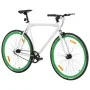 Bicicleta de piñón fijo blanco y verde 700c 51 cm de , Bicicletas - Ref: Foro24-92267, Precio: 256,30 €, Descuento: %