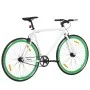 Bicicleta de piñón fijo blanco y verde 700c 51 cm de , Bicicletas - Ref: Foro24-92267, Precio: 256,30 €, Descuento: %