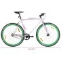 Bicicleta de piñón fijo blanco y verde 700c 51 cm de , Bicicletas - Ref: Foro24-92267, Precio: 256,30 €, Descuento: %