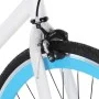Bicicleta de piñón fijo blanco y azul 700c 55 cm de , Bicicletas - Ref: Foro24-92271, Precio: 289,24 €, Descuento: %