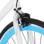 Bicicleta de piñón fijo blanco y azul 700c 55 cm de , Bicicletas - Ref: Foro24-92271, Precio: 293,47 €, Descuento: %