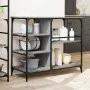 Carrito de cocina madera ingeniería gris Sonoma 100x45x89,5 cm by , Kitchen and dining carts - Ref: Foro24-842384, Price: 106...