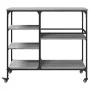 Carrito de cocina madera ingeniería gris Sonoma 100x45x89,5 cm by , Kitchen and dining carts - Ref: Foro24-842384, Price: 106...