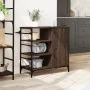 Carrito de cocina de madera marrón roble 87,5x38,5x84,5 cm de , Carros de cocina y comedor - Ref: Foro24-842390, Precio: 100,...