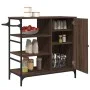 Carrito de cocina de madera marrón roble 87,5x38,5x84,5 cm de , Carros de cocina y comedor - Ref: Foro24-842390, Precio: 100,...