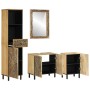 Conjunto de muebles de baño 4 piezas madera maciza de mango de , Muebles de baño - Ref: Foro24-3206315, Precio: 546,12 €, Des...