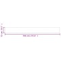 Pantalla de balcón 100% poliéster Oxford blanco 75x700 cm de , Sombrillas - Ref: Foro24-4000088, Precio: 30,72 €, Descuento: %