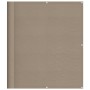 Pantalla de balcón 100% poliéster Oxford taupé 120x700 cm de , Sombrillas - Ref: Foro24-4000249, Precio: 31,90 €, Descuento: %