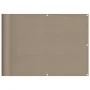 Pantalla de balcón 100% poliéster Oxford taupé 75x700 cm de , Sombrillas - Ref: Foro24-4000235, Precio: 26,86 €, Descuento: %