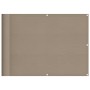 Pantalla de balcón 100% poliéster Oxford taupé 75x700 cm de , Sombrillas - Ref: Foro24-4000235, Precio: 27,41 €, Descuento: %