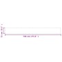 Pantalla de balcón 100% poliéster Oxford taupé 75x700 cm de , Sombrillas - Ref: Foro24-4000235, Precio: 27,41 €, Descuento: %