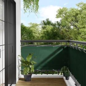 Pantalla de balcón 100% poliéster Oxford verde oscuro 75x700 cm de , Sombrillas - Ref: Foro24-4000256, Precio: 30,54 €, Descu...
