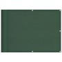 Pantalla de balcón 100% poliéster Oxford verde oscuro 75x700 cm de , Sombrillas - Ref: Foro24-4000256, Precio: 30,54 €, Descu...