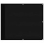 Pantalla de balcón 100% poliéster Oxford negro 90x1000 cm de , Sombrillas - Ref: Foro24-4000370, Precio: 41,31 €, Descuento: %