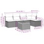Set de muebles de jardín 6 pzas y cojines ratán sintético gris de , Conjuntos de jardín - Ref: Foro24-3255934, Precio: 327,32...