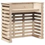 Mesa alta bar de jardín madera maciza de pino 113,5x50x103 cm de , Mesas de jardín - Ref: Foro24-832530, Precio: 143,39 €, De...