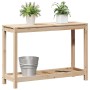Mesa de plantación con estante madera maciza pino 108x35x75 cm de , Soportes para macetas - Ref: Foro24-832392, Precio: 71,93...