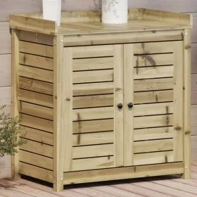 Mesa plantación con estantes madera impregnada 82,5x50x86,5 cm de , Soportes para macetas - Ref: Foro24-832421, Precio: 217,1...