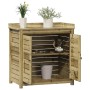 Mesa plantación con estantes madera impregnada 82,5x50x86,5 cm de , Soportes para macetas - Ref: Foro24-832421, Precio: 220,9...