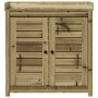 Mesa plantación con estantes madera impregnada 82,5x50x86,5 cm de , Soportes para macetas - Ref: Foro24-832421, Precio: 220,9...
