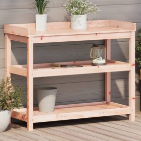 Mesa de plantación con estantes madera Douglas 108x45x86,5 cm de , Soportes para macetas - Ref: Foro24-832440, Precio: 121,93...
