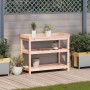 Mesa de plantación con estantes madera Douglas 108x45x86,5 cm de , Soportes para macetas - Ref: Foro24-832440, Precio: 121,93...