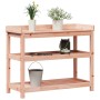 Mesa de plantación con estantes madera Douglas 108x45x86,5 cm de , Soportes para macetas - Ref: Foro24-832440, Precio: 121,93...