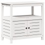 Mesa plantación con estantes madera pino blanco 82,5x45x81 cm de , Soportes para macetas - Ref: Foro24-832428, Precio: 147,04...