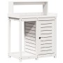 Mesa plantación con estantes madera pino blanco 82,5x50x109,5cm de , Soportes para macetas - Ref: Foro24-832423, Precio: 181,...