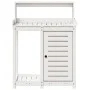 Mesa plantación con estantes madera pino blanco 82,5x50x109,5cm by , Pot stands - Ref: Foro24-832423, Price: 179,29 €, Discou...