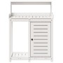 Mesa plantación con estantes madera pino blanco 82,5x50x109,5cm de , Soportes para macetas - Ref: Foro24-832423, Precio: 181,...