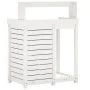 Mesa plantación con estantes madera pino blanco 82,5x50x109,5cm by , Pot stands - Ref: Foro24-832423, Price: 179,29 €, Discou...