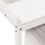 Mesa plantación con estantes madera pino blanco 82,5x50x109,5cm by , Pot stands - Ref: Foro24-832423, Price: 179,29 €, Discou...