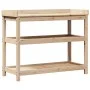 Mesa de plantación con estantes madera pino 108x45x86,5 cm de , Soportes para macetas - Ref: Foro24-832437, Precio: 110,57 €,...