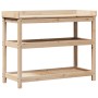 Mesa de plantación con estantes madera pino 108x45x86,5 cm de , Soportes para macetas - Ref: Foro24-832437, Precio: 115,54 €,...