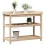 Mesa de plantación con estantes madera pino 108x45x86,5 cm de , Soportes para macetas - Ref: Foro24-832437, Precio: 110,57 €,...